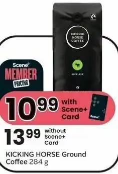 Sobeys KICKING HORSE Ground Coffee 284 g offer