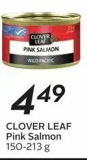 Sobeys CLOVER LEAF Pink Salmon 150-213 g offer