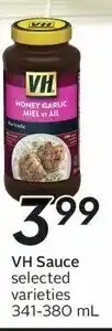 Sobeys VH Sauce selected varieties 946 mL 341-380 mL offer