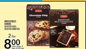 Metro IRRESISTIBLES COOKIES SELECTED SIZES SELECTED VARIETIES offer