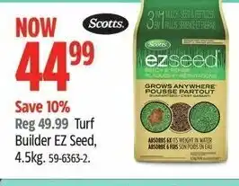 Canadian Tire Triangle Turf Builder EZ Seed, 4.5kg. 59-6363-2. offer