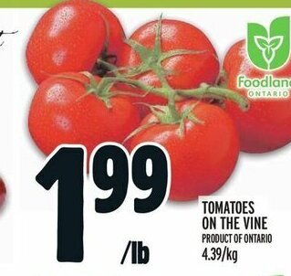 Metro TOMATOES ON THE VINE offer