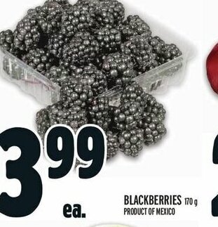 Metro BLACKBERRIES 170 g offer