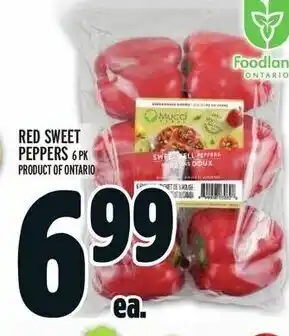 Metro RED SWEET PEPPERS 6PK offer