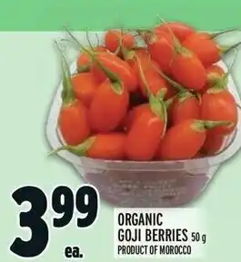 Metro ORGANIC GOJI BERRIES 50 g offer