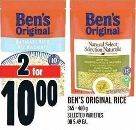 Metro BEN'S ORIGINAL RICE offer