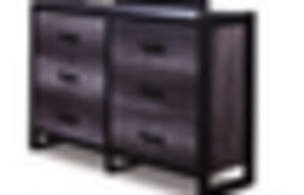 Leon's Terra 6 drawer dresser - grey offer