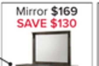 Leon's Cabin mirror - grey offer