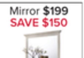 Leon's San mateo mirror- antique white offer