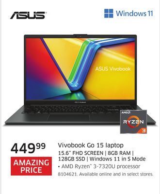 The Source Asus vivobook go 15 laptop offer