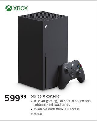 The Source X-box series x console offer