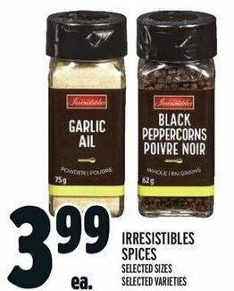 Metro IRRESISTIBLES SPICES offer