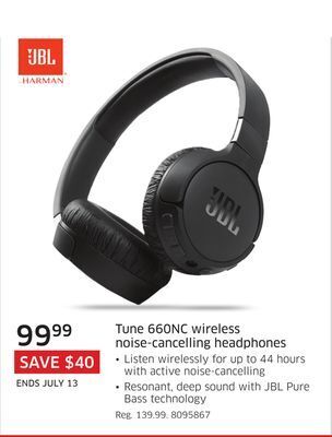 The Source Jbl tune 660nc wireless noise-cancelling headphones offer