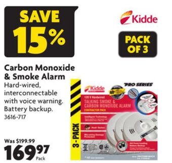 Home Hardware Carbon monoxide & smoke alarm offer
