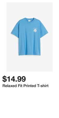 H&M Relaxed fit printed t-shirt offer