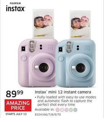 The Source Instax® mini 12 instant camera offer