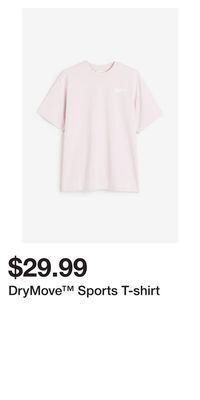 H&M Drymove™ sports t-shirt offer