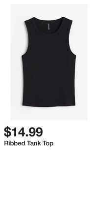 H&M Ribbed tank top offer