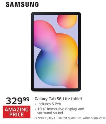 The Source Samsung galaxy tab s6 lite tablet offer