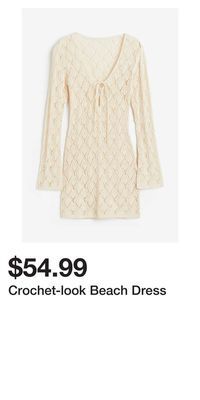 H&M Crochet-look beach dress offer
