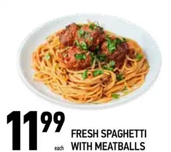 Coppa's Fresh Market Fresh spaghetti with meatballs offer