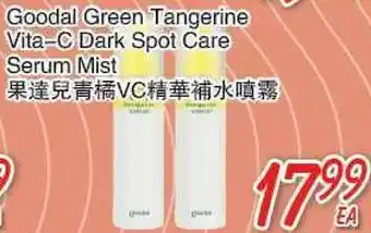 Foody Mart Goodal green tangerine vita-c dark spot care serum mist offer