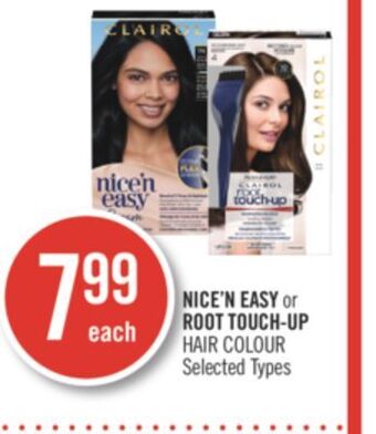Shoppers Drug Mart Nice'n easy or root touch-up hair colour offer
