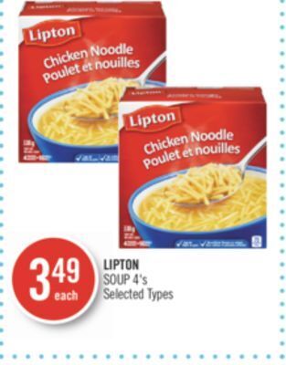 Shoppers Drug Mart Lipton soup offer