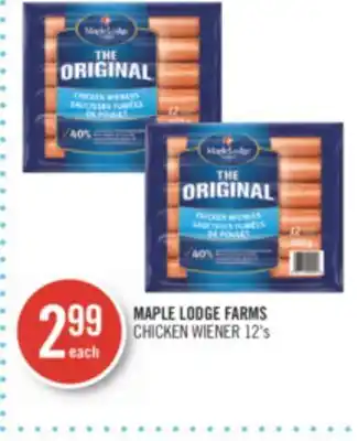 Shoppers Drug Mart Maple lodge farms chicken wiener offer