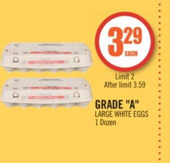 Shoppers Drug Mart Grade a large white eggs offer