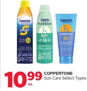 Rexall Coppertone sun care offer