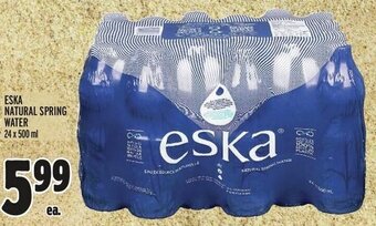 Metro ESKA NATURAL SPRING WATER 24 x 500 ml offer