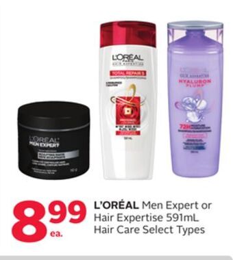 Rexall L'oréal men expert or hair expertise 591ml hair care offer
