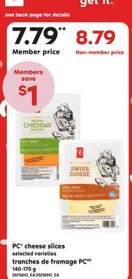 Independent City Market Tranches de fromage pc, 140-170 g offer