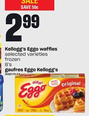 Independent City Market Gaufres eggo kellogg's, 8's offer