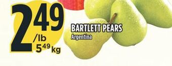 Marché Adonis Bartlett pears offer