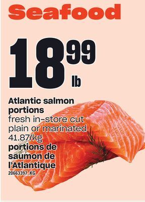 Independent City Market Portions de saumon de l'atlantique offer