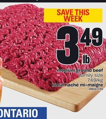 Independent City Market Bœuf haché mi-maigre offer