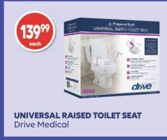 Wellwise by Shoppers Universal raised toilet seat drive medical offer