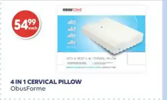 4 in 1 cervical pillow obusforme