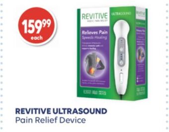 Wellwise by Shoppers Revitive ultrasound pain relief device offer