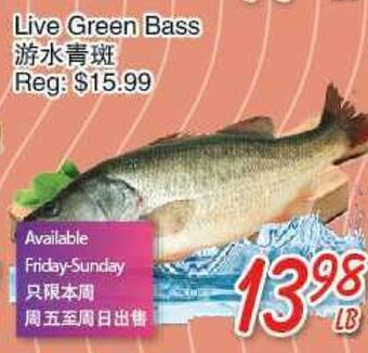 Foody Mart Live green bass offer