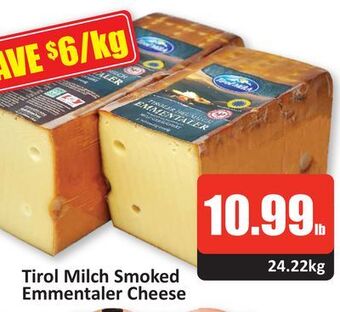 Starsky Tirol milch smoked emmentaler cheese offer