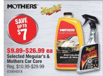 PartSource Selected meguiar's & mothers car care offer