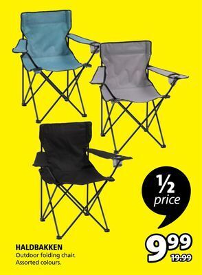 JYSK Haldbakken outdoor folding chair offer