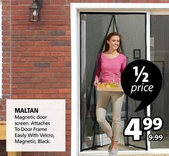 JYSK Maltan magnetic door screen offer