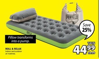 JYSK Roll & relax indoor and outdoor air mattress offer