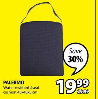 JYSK Palermo water resistant àseat cushion offer