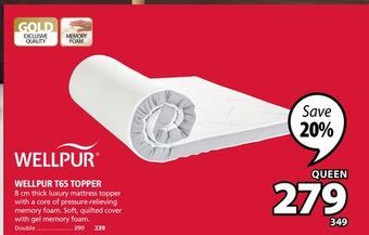 JYSK Wellpur t65 topper offer