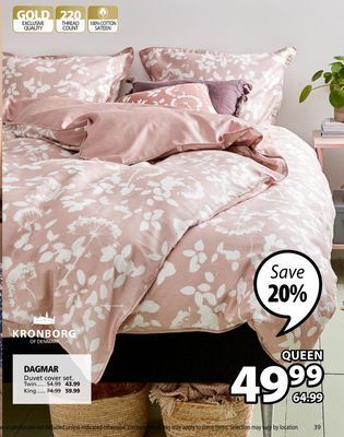 JYSK Dagmar duvet cover set offer